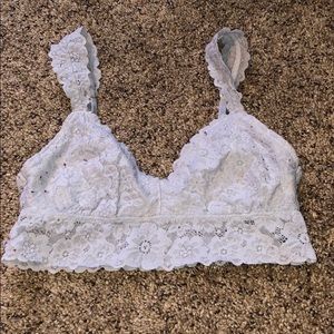 Aerie White Lace Bralette
